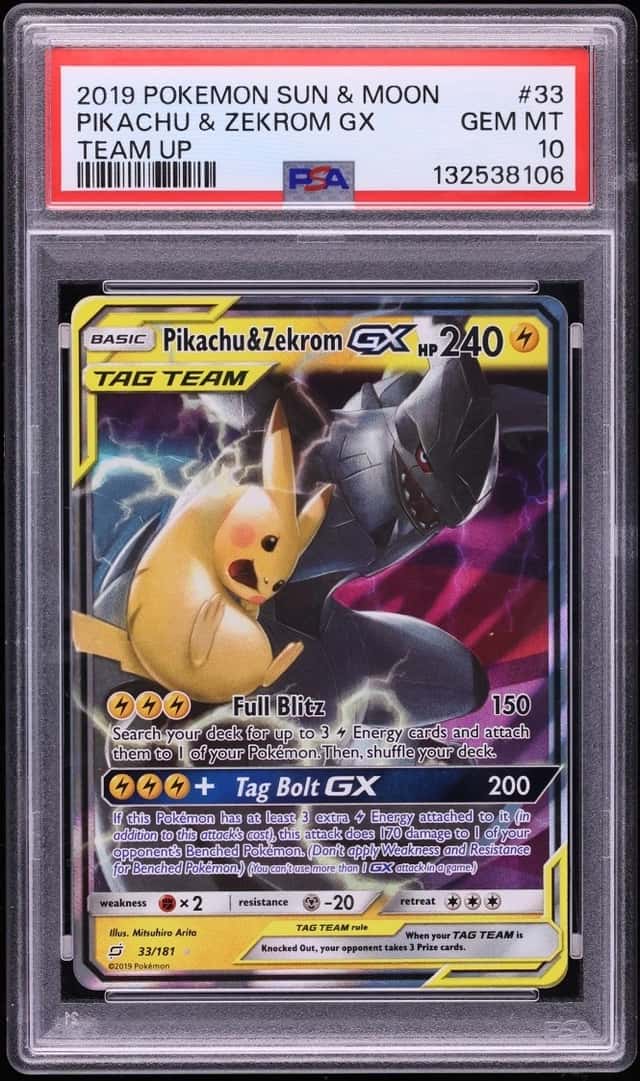 Pikachu & Zekrom GX