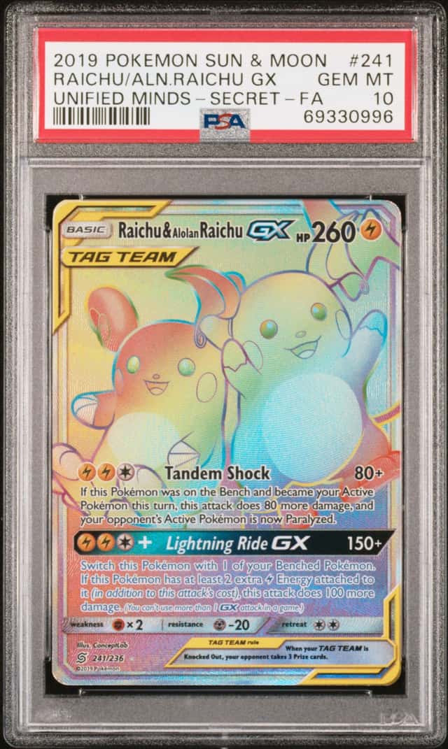Raichu & Alolan Raichu GX