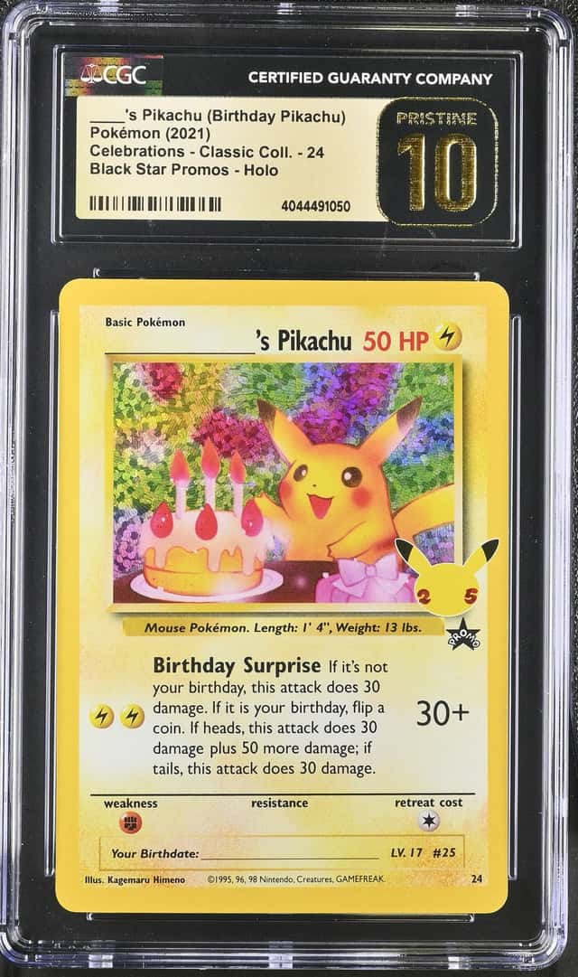 _____'s Pikachu STAMP [25th Anniversary] TEXTURED CONFETTI HOLO