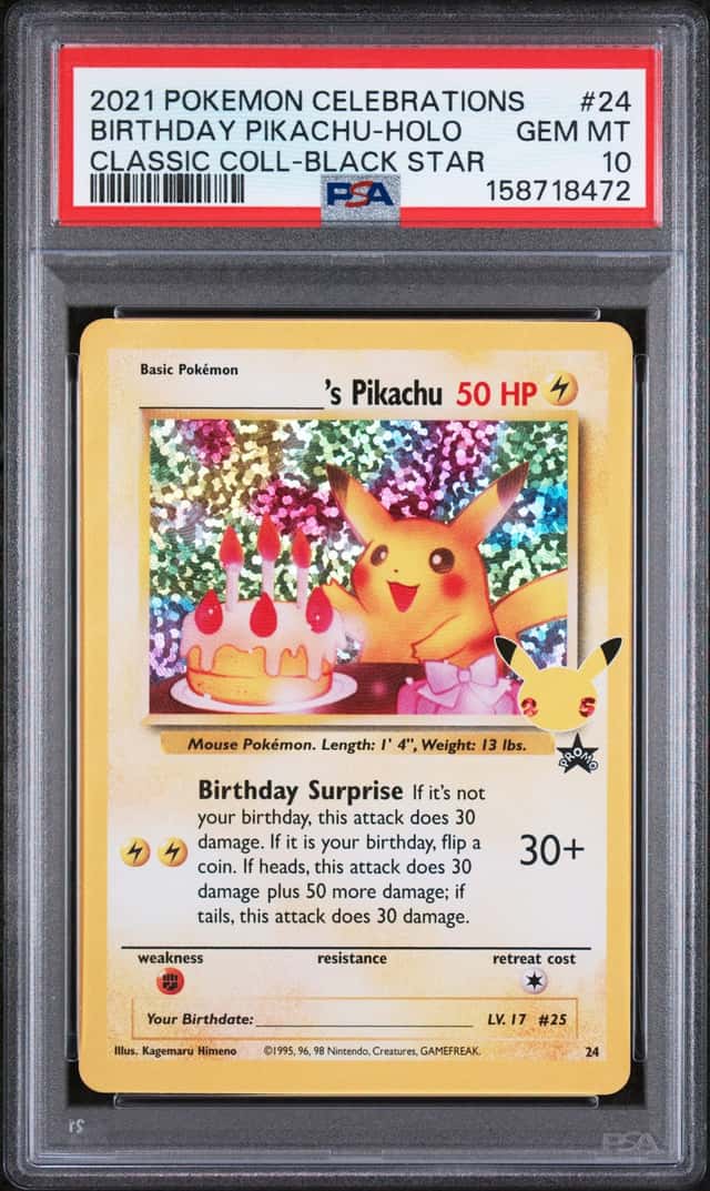 _____'s Pikachu STAMP [25th Anniversary] TEXTURED CONFETTI HOLO