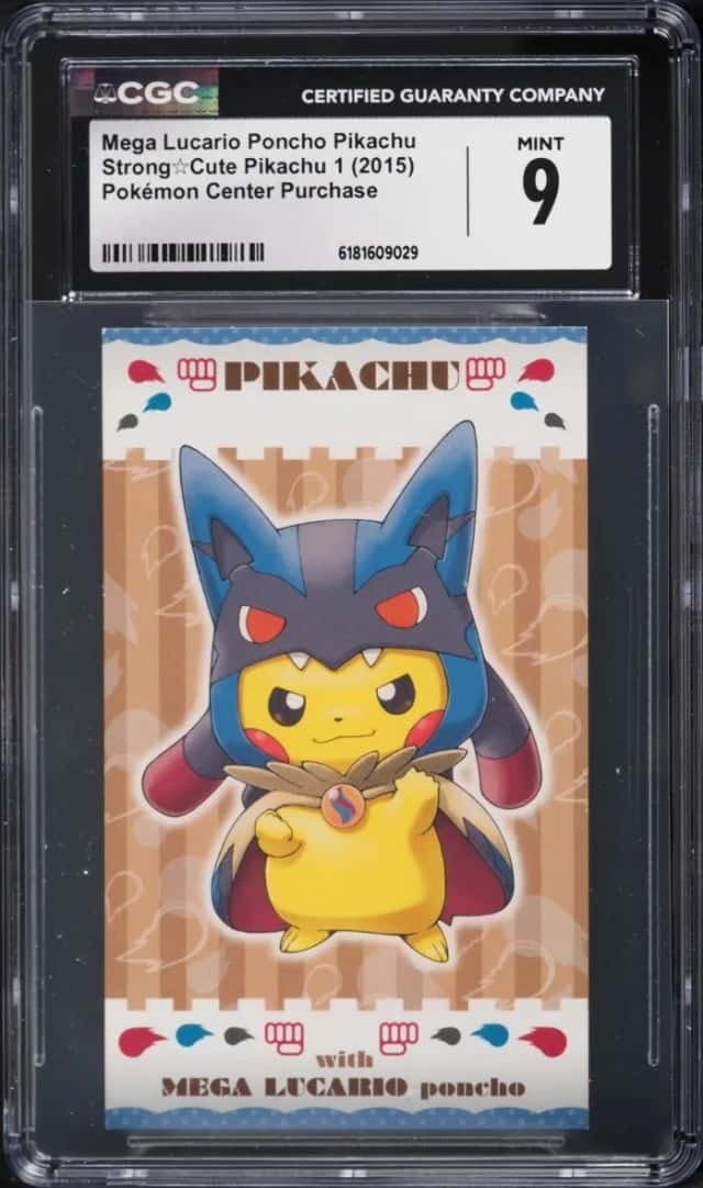 Mega Lucario Poncho Pikachu