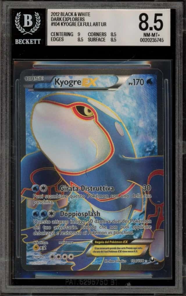 Kyogre EX FULL ART UR