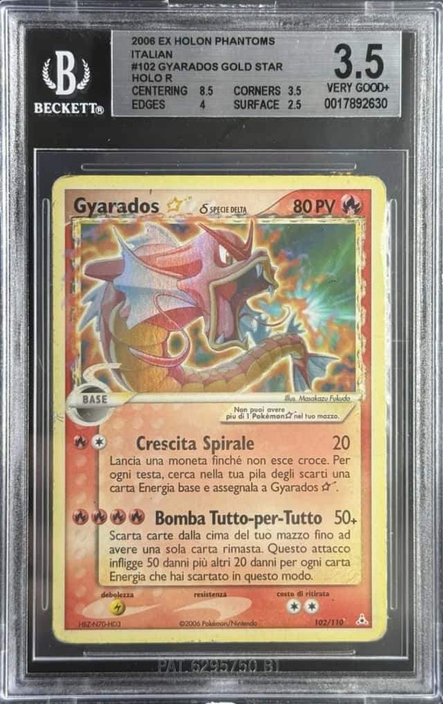 Gyarados Gold Star HOLO R