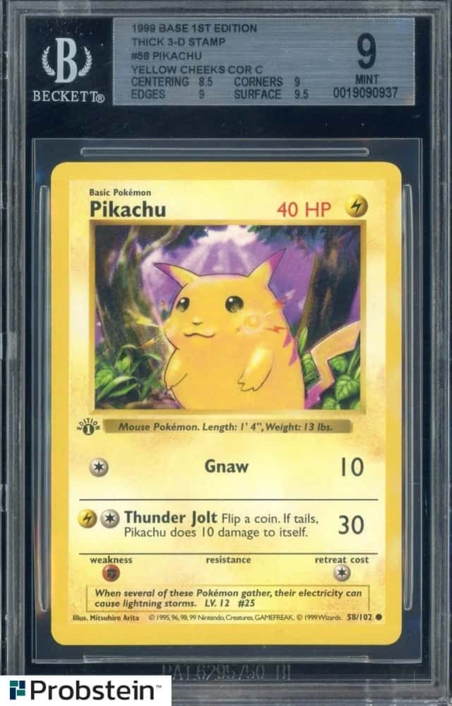 Pikachu (Yellow cheeks Corr.) C