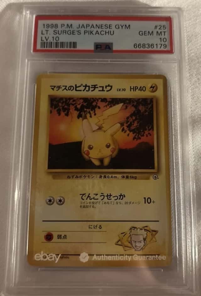 Lt. Surge's Pikachu
