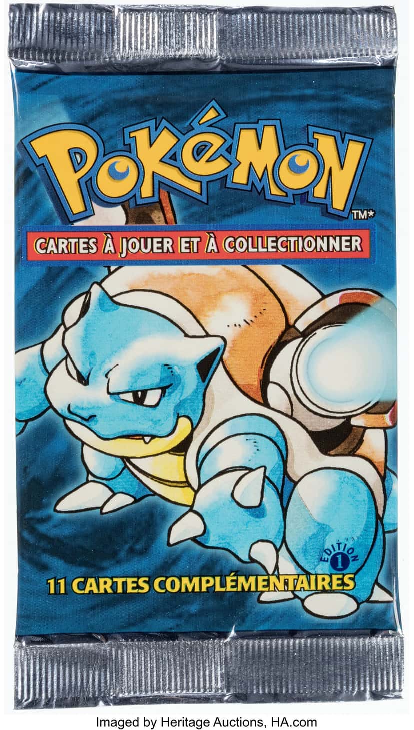 base set booster_pack [Blastoise Art]