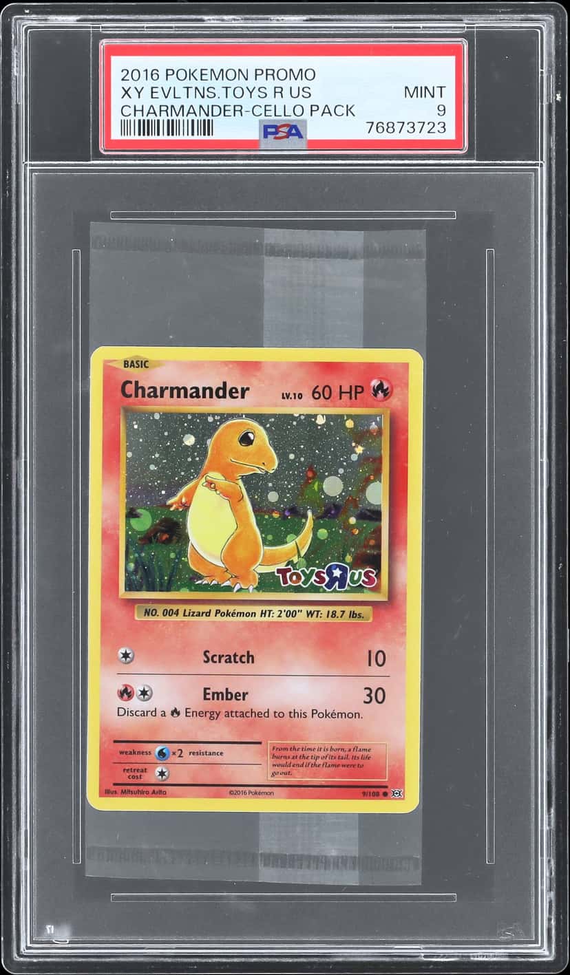 Charmander Toys R Us Promo Cello Pack