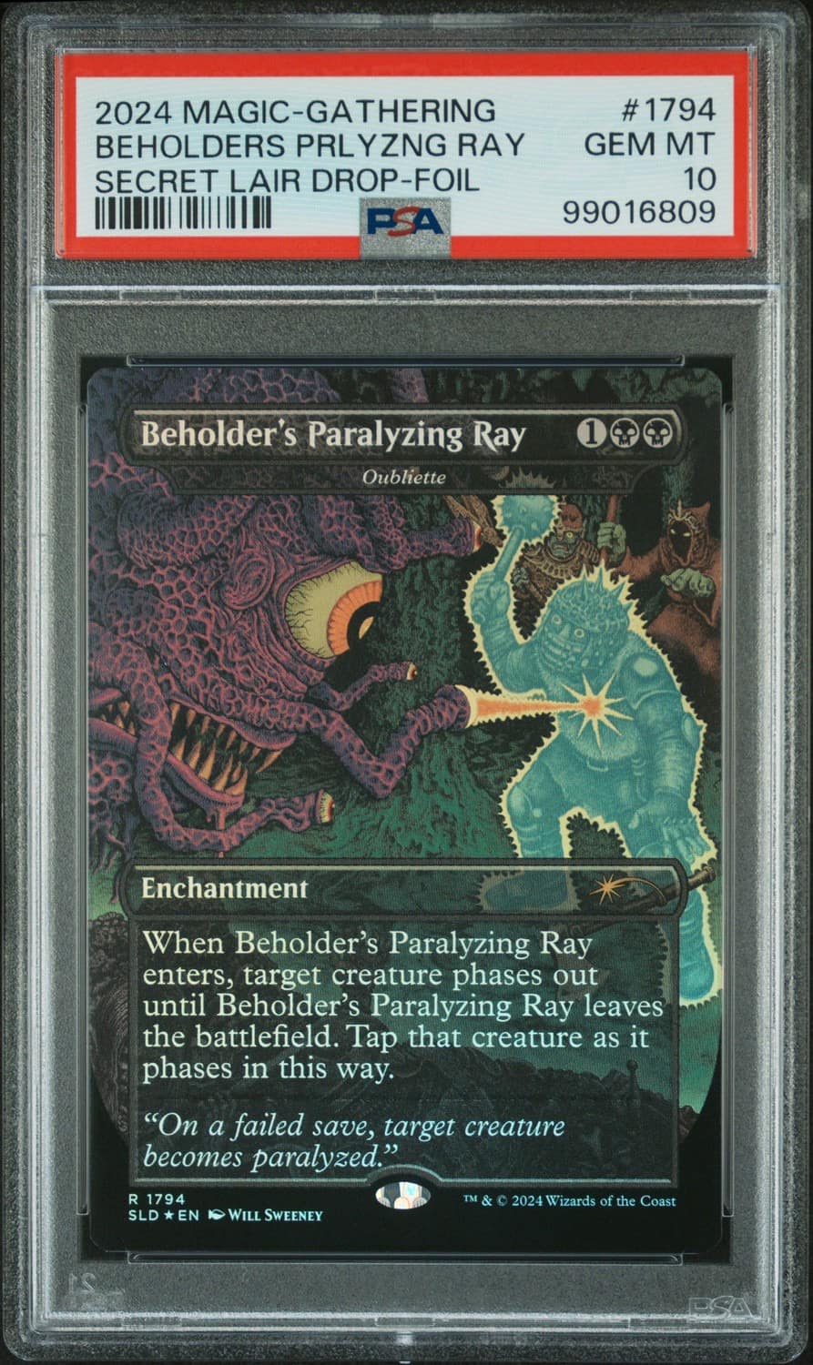 Beholders Prlyzng Ray