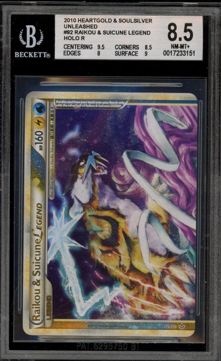 Raikou & Suicune Legend Holo R