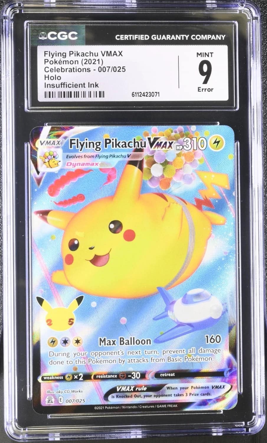 Flying Pikachu Vmax