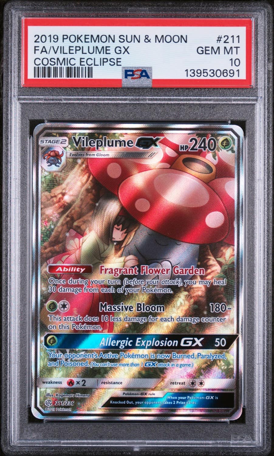 Vileplume Gx