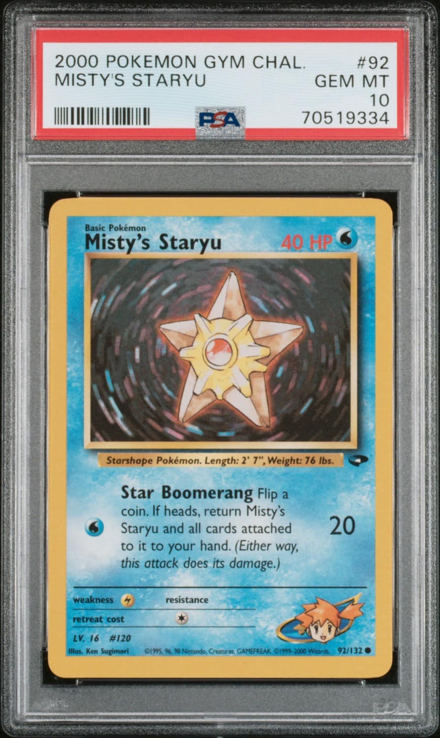 Misty'S Staryu
