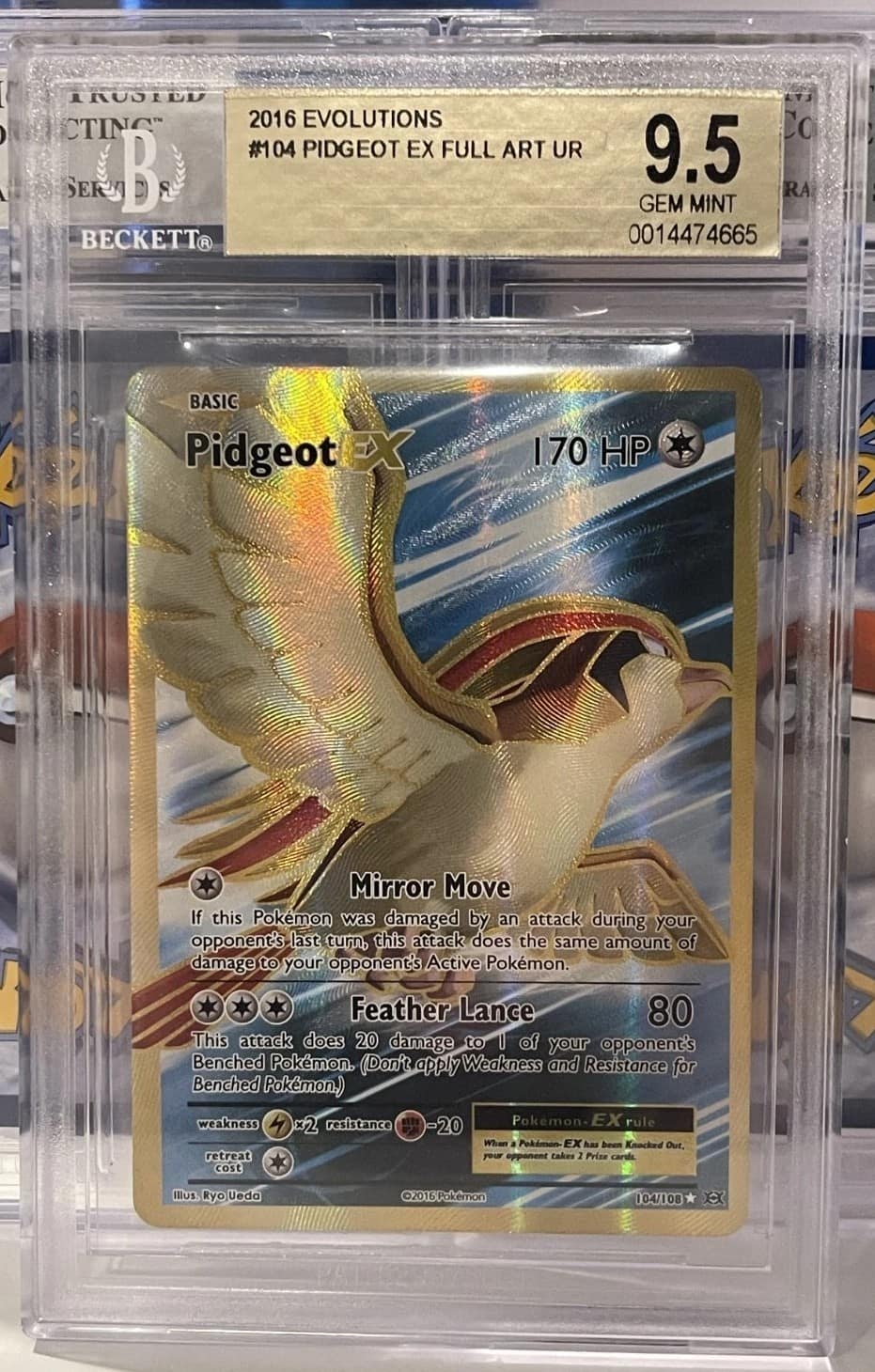 Pidgeot Ex Full Art Ur