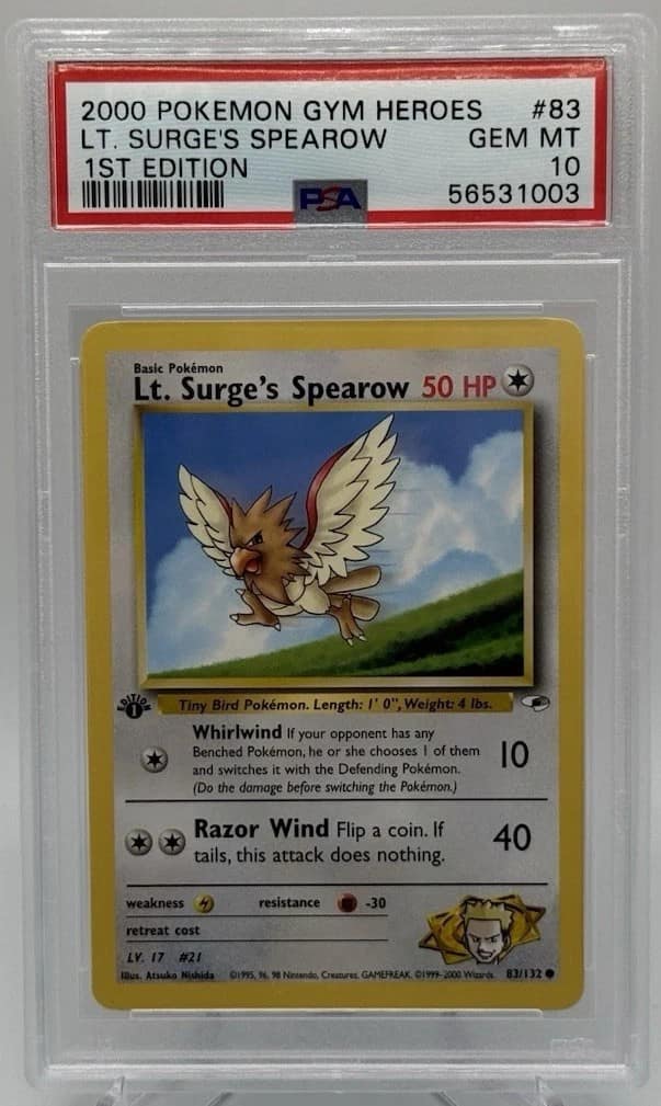 Lt. Surge'S Spearow