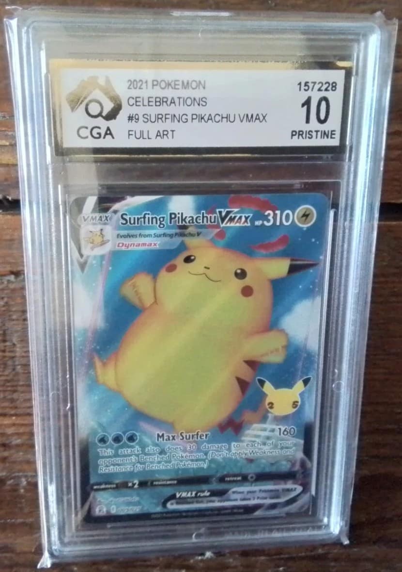 Surfing Pikachu Vmax