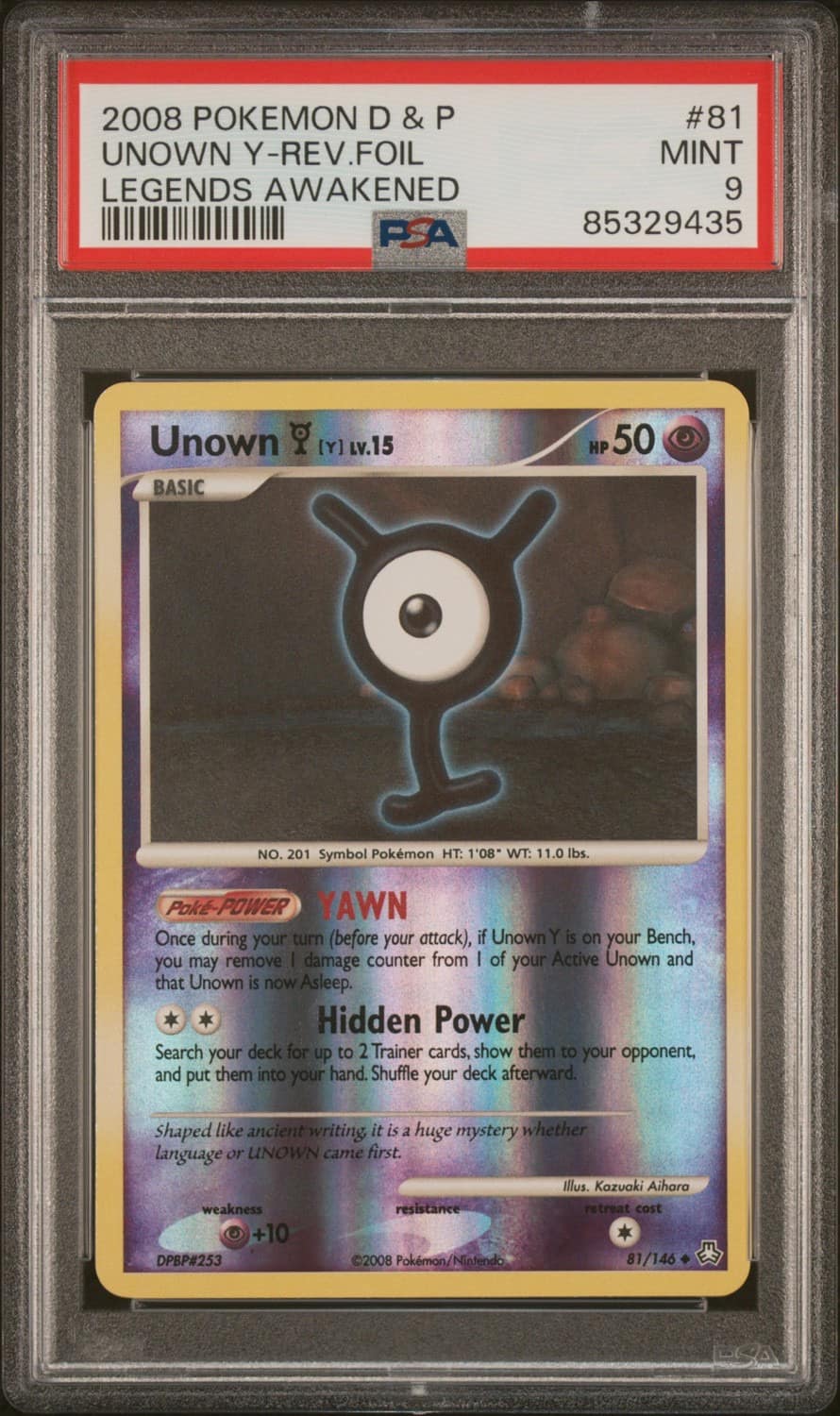 Unown Y