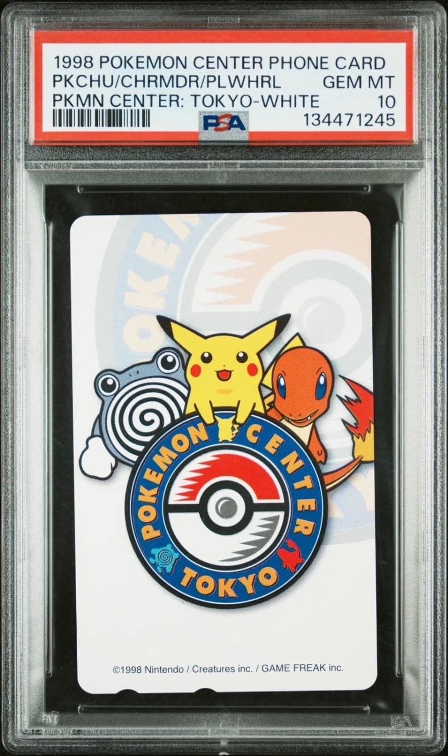 Pokemon Center Phone Card