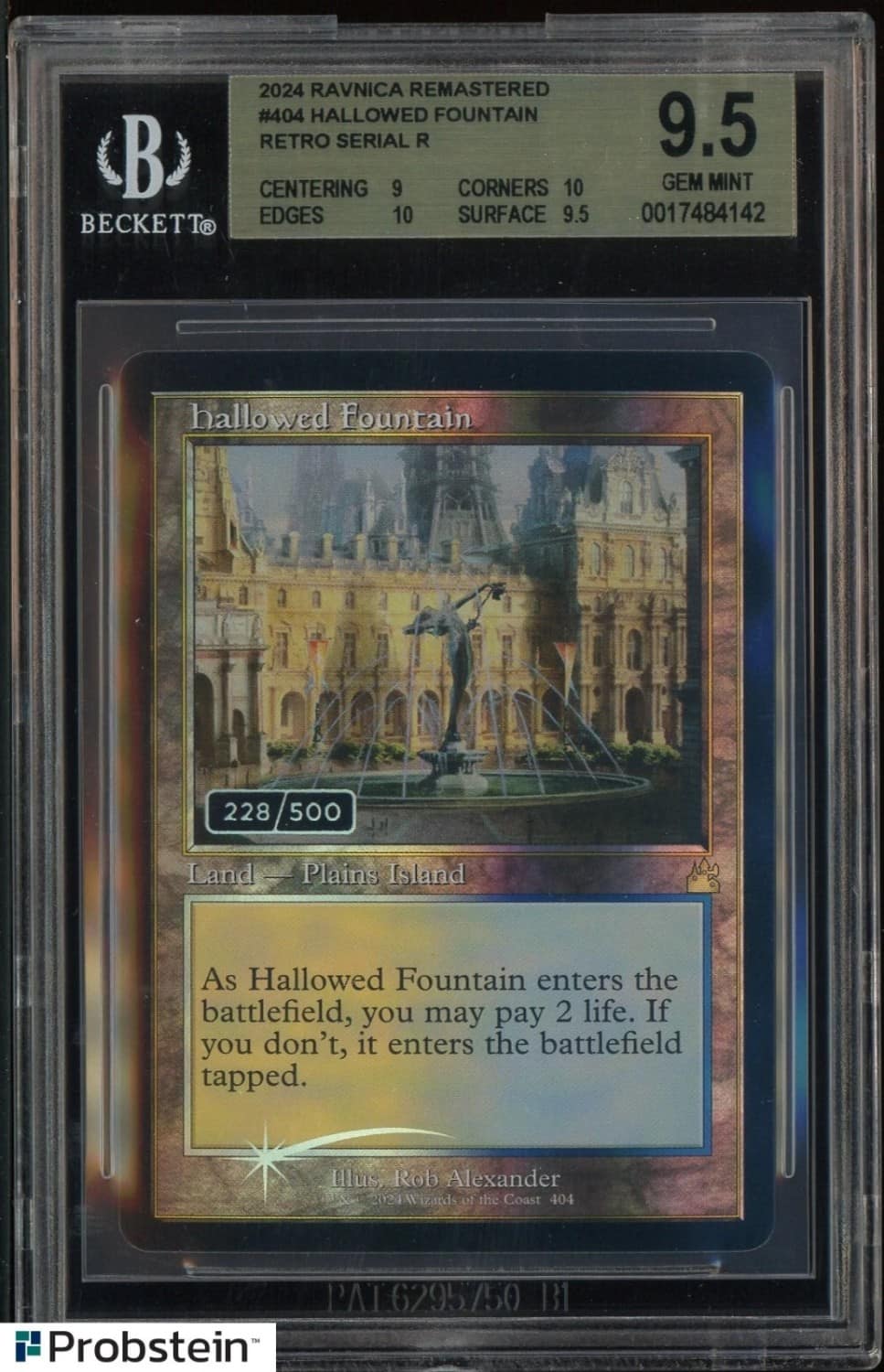 Hallowed Fountain Retro Serial R