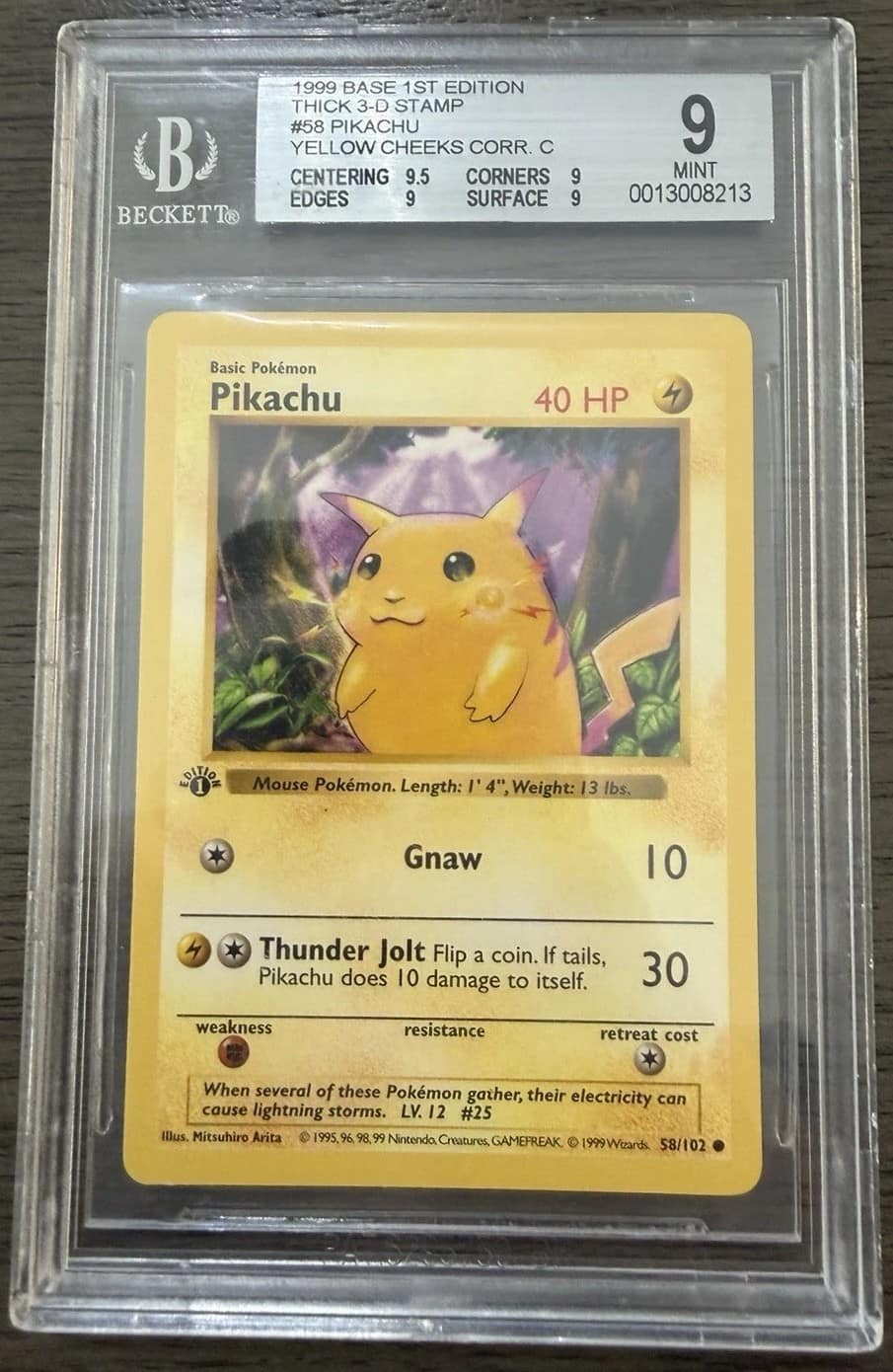 Pikachu (yellow Cheeks Corr.) C