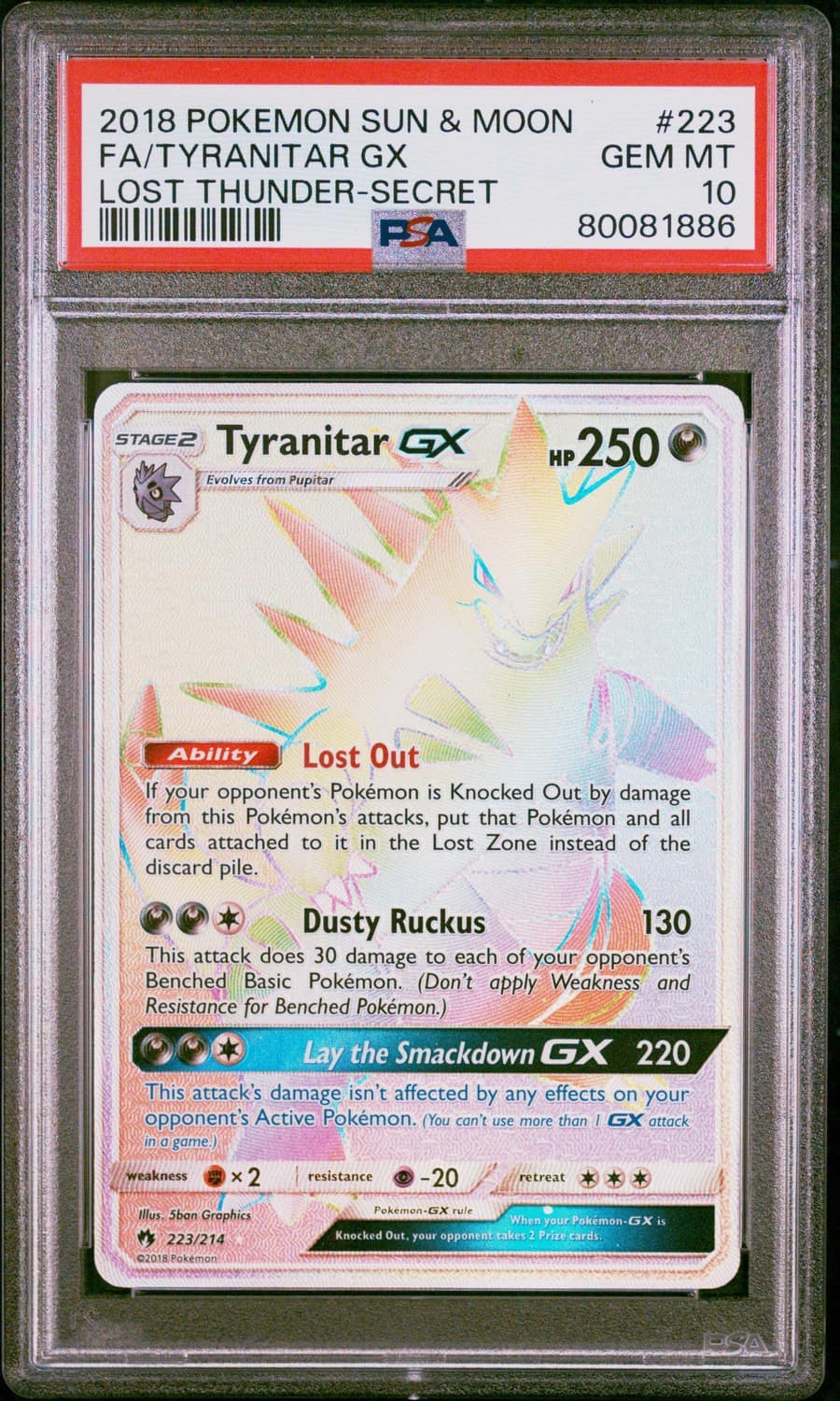Tyranitar Gx