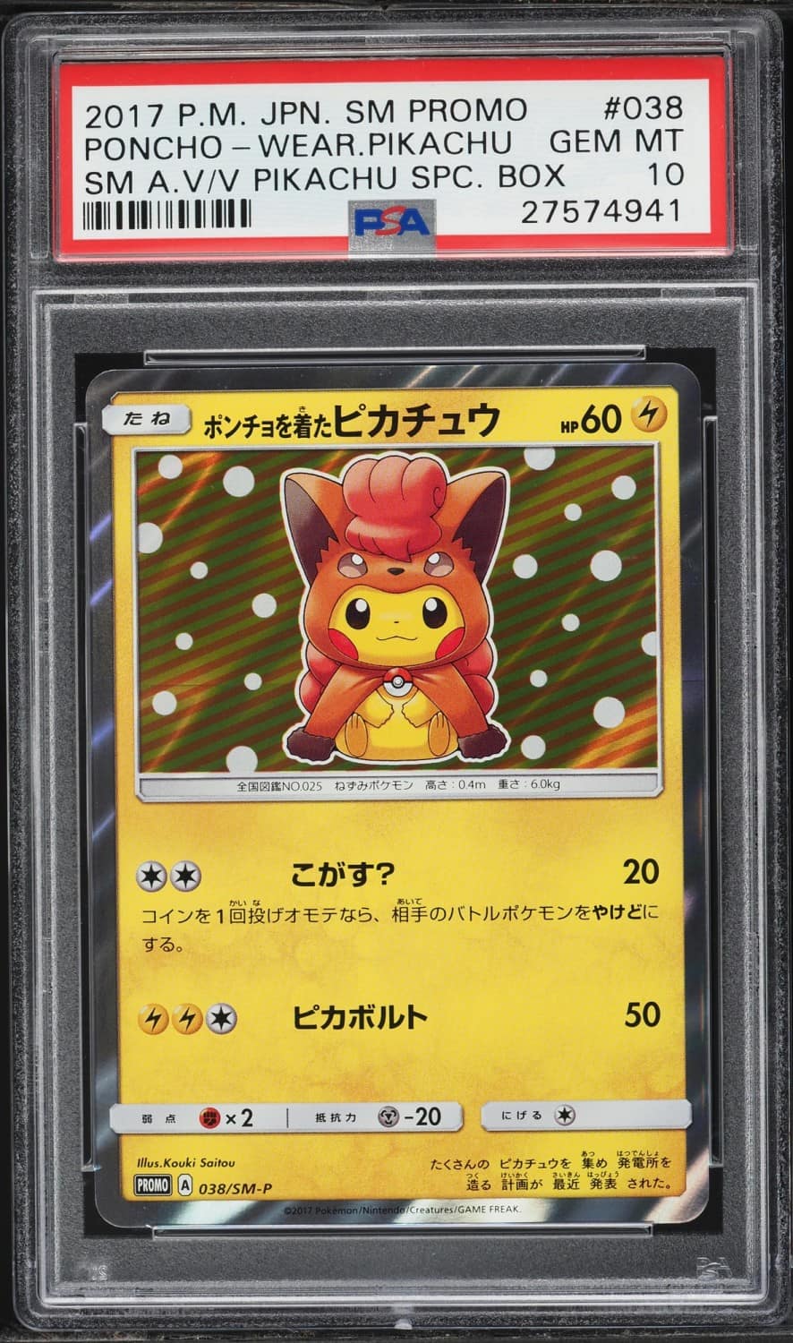 Poncho-Wearing Pikachu