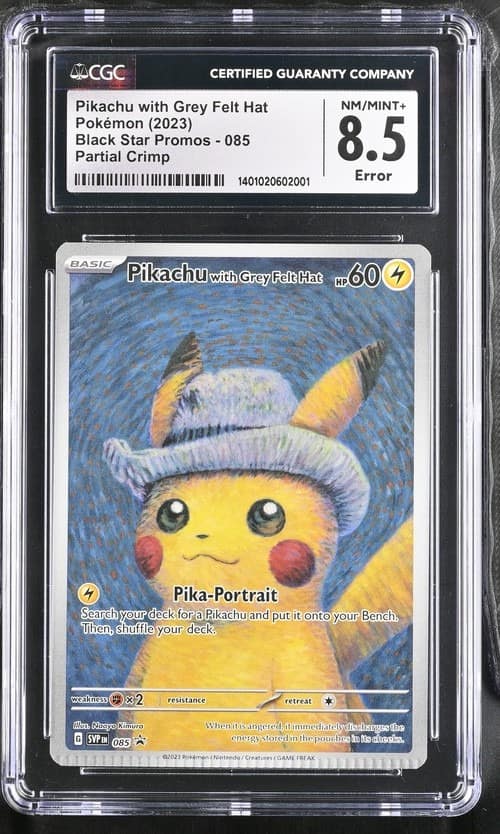 Pikachu/grey Felt Hat