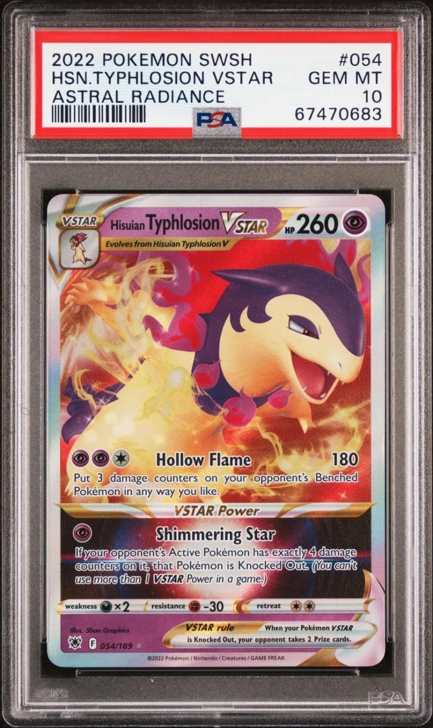 Hisuian Typhlosion Vstar