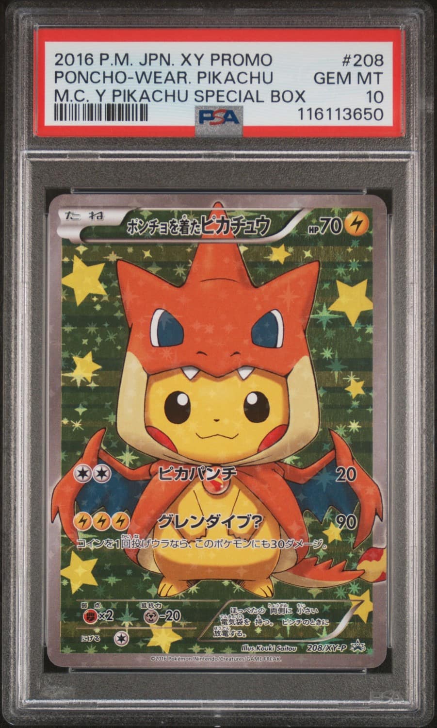 Poncho-Wearing Pikachu