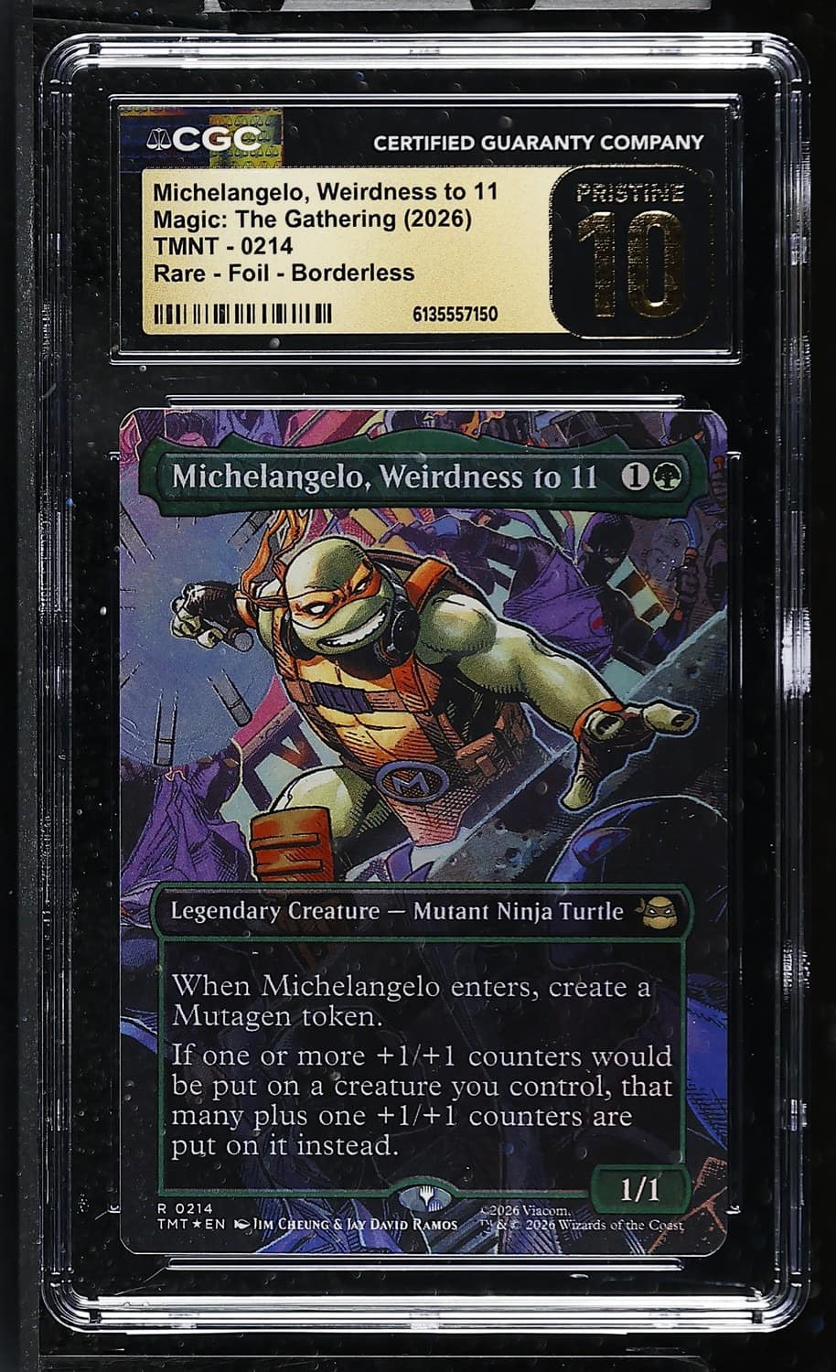 Michelangelo, Weirdness To 11