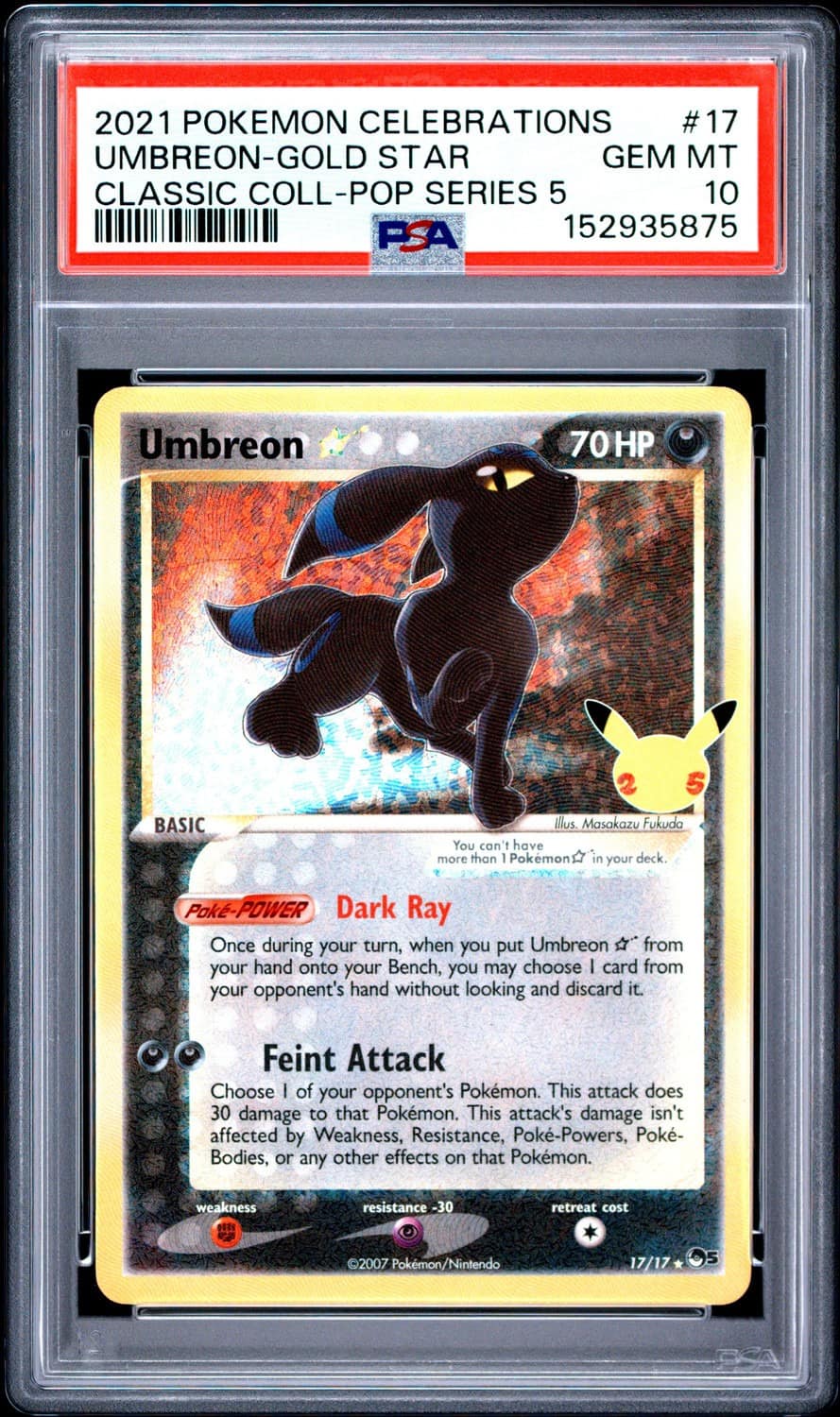 Umbreon-Gold Star