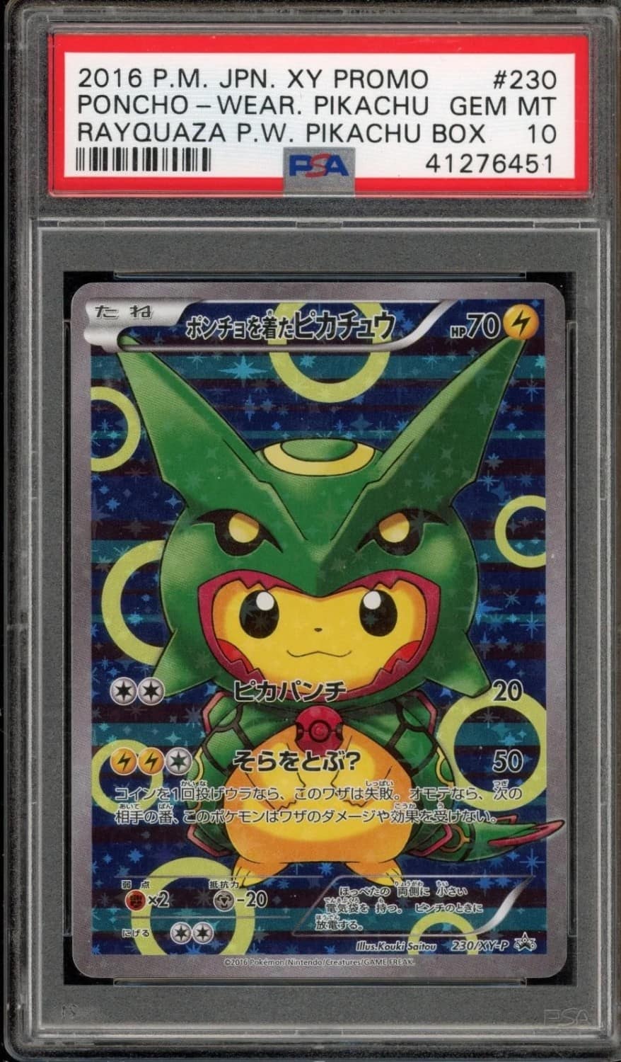 Poncho-Wearing Pikachu