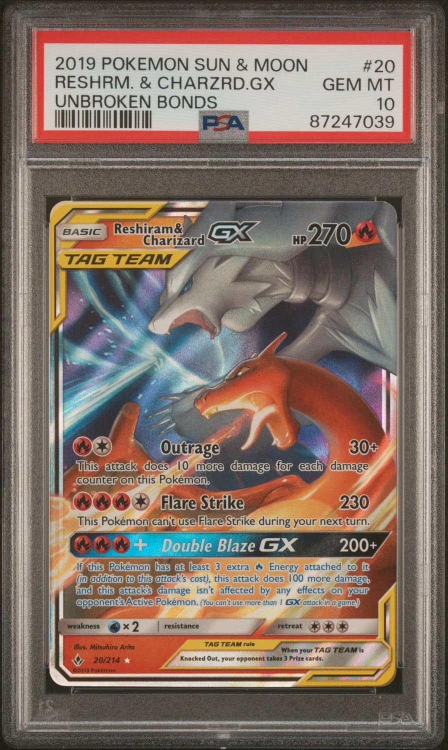Reshiram & Charizard Gx
