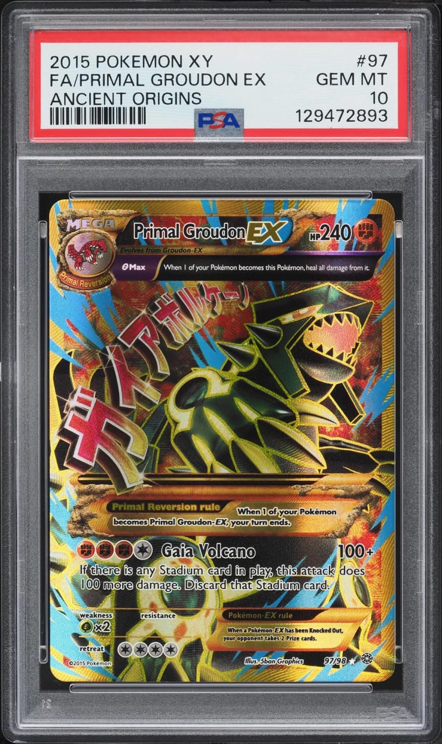 Primal Groudon Ex