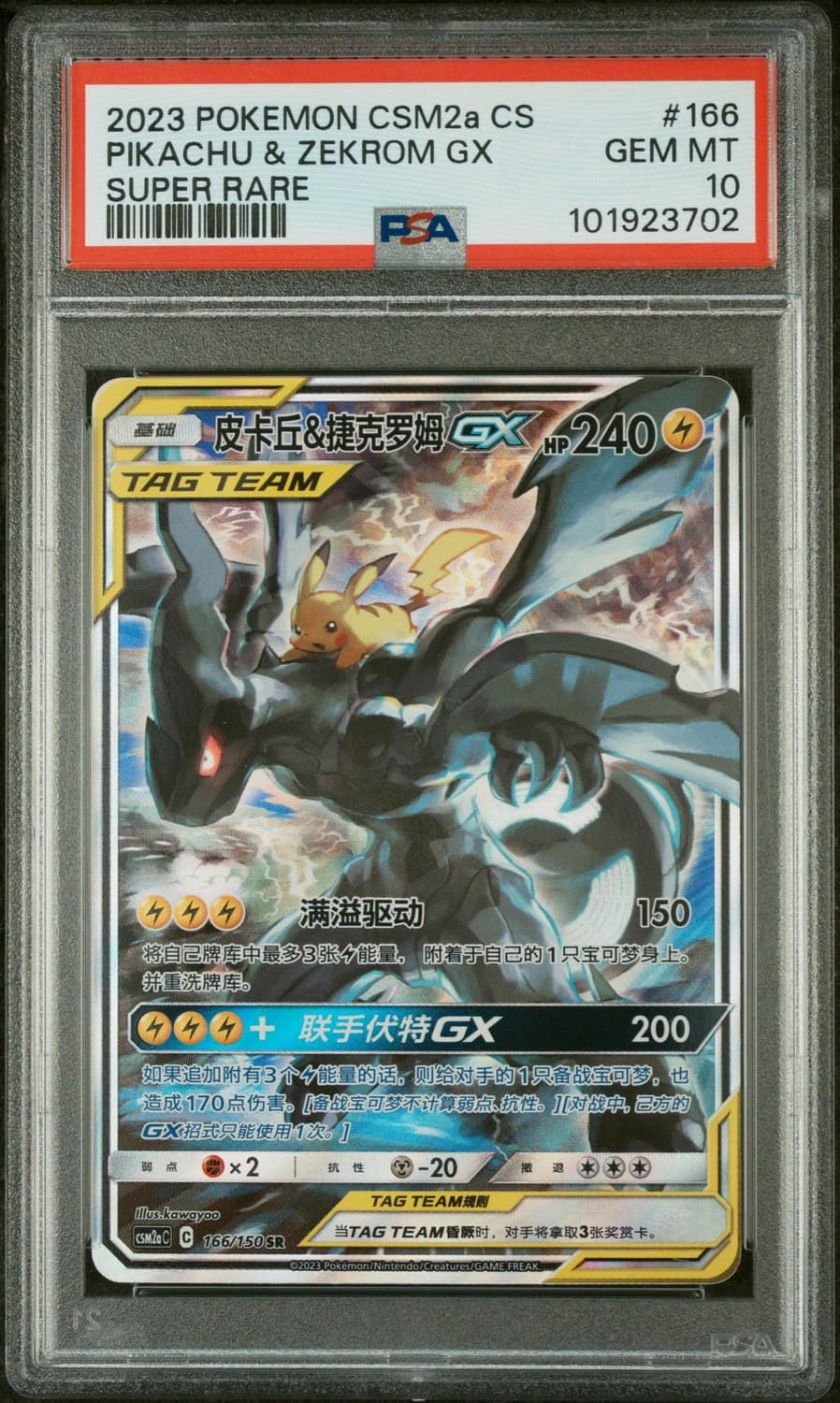 Pikachu & Zekrom Gx