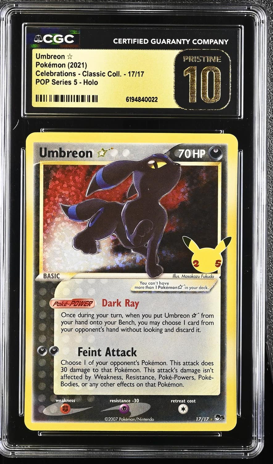 Umbreon-Gold Star