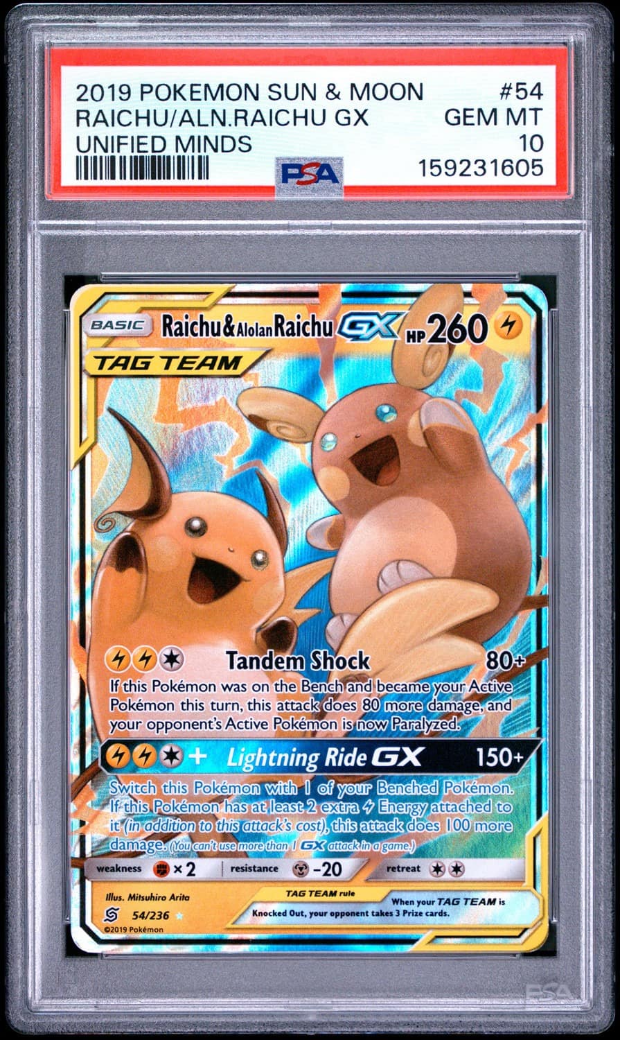 Raichu & Alolan Raichu Gx