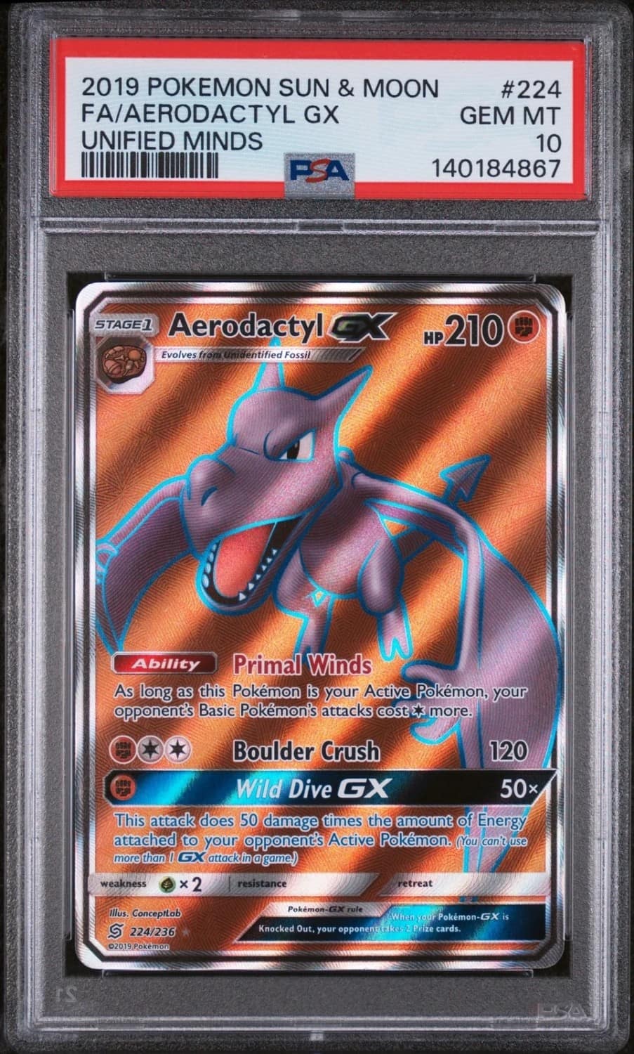 Aerodactyl Gx