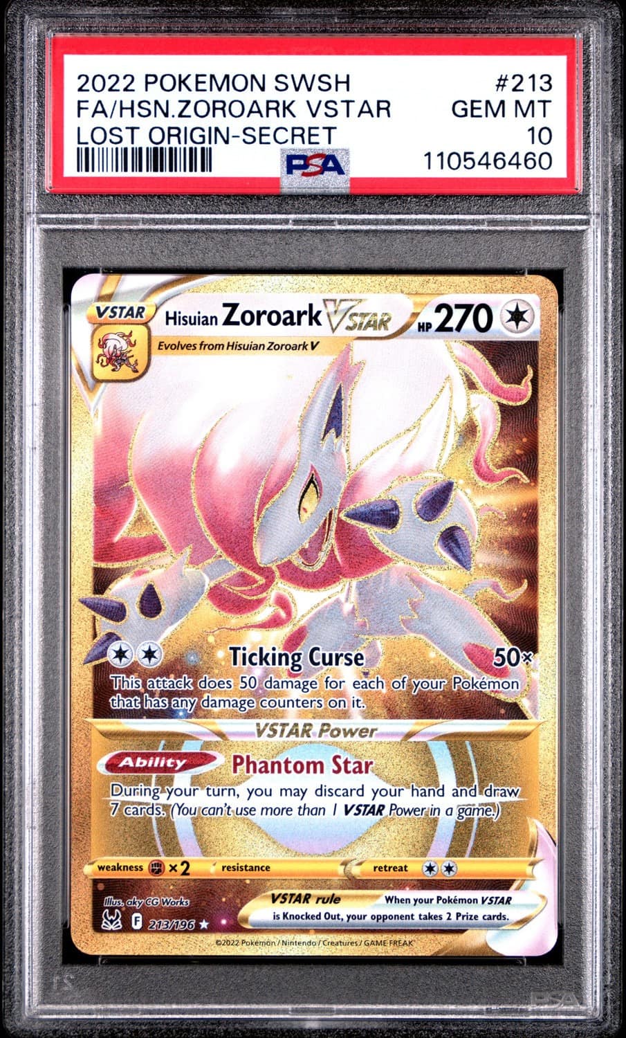 Hisuian Zoroark Vstar