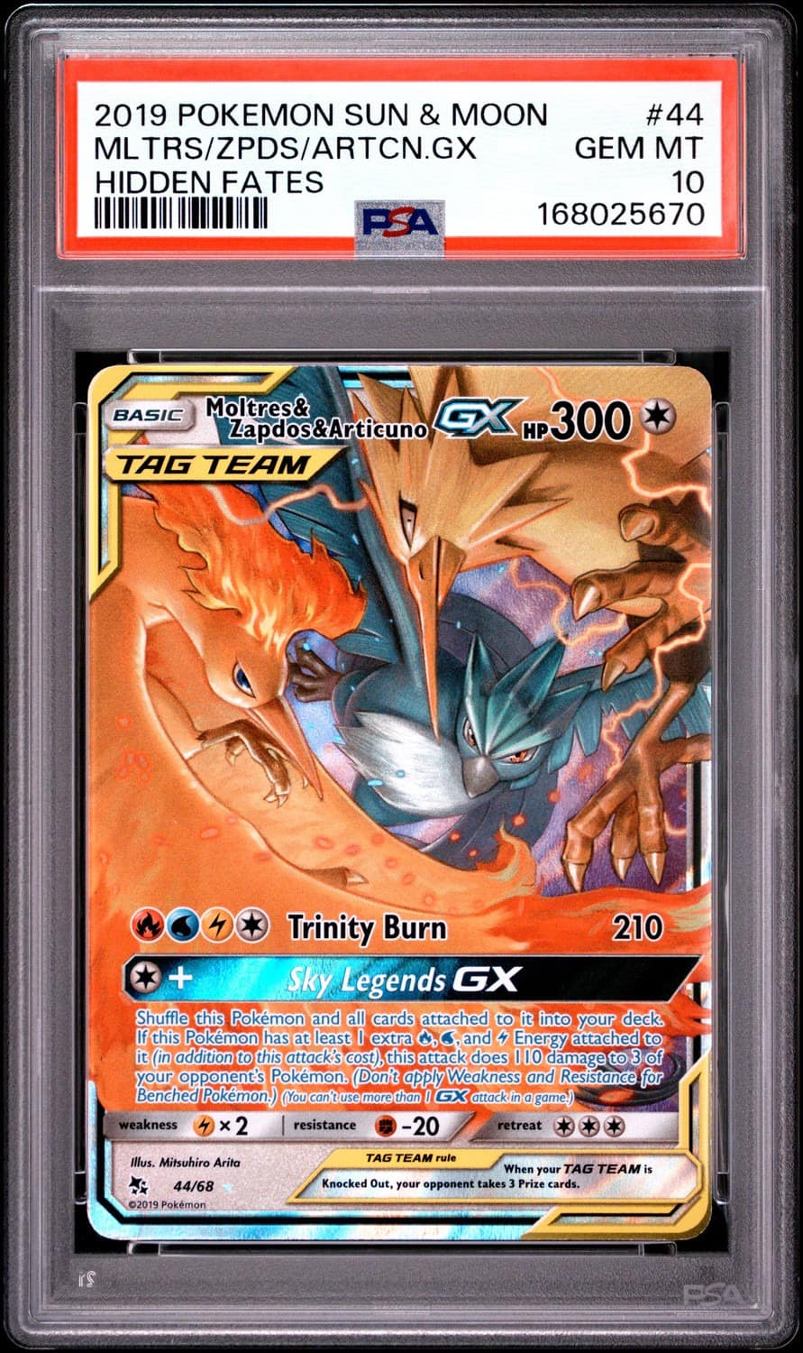 Moltres & Zapdos & Articuno Gx