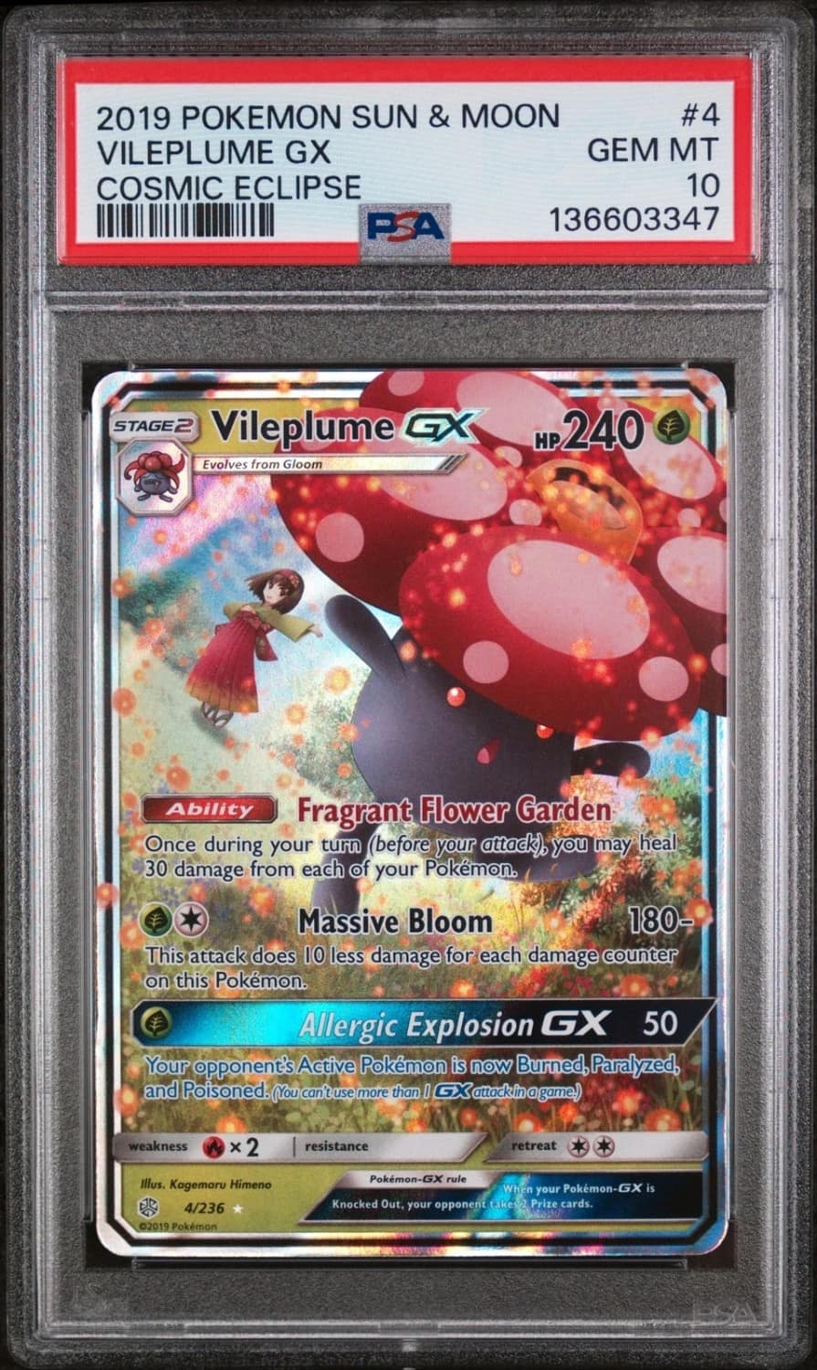 Vileplume Gx