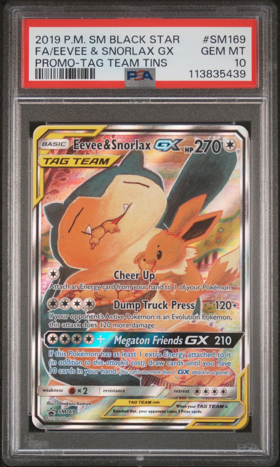 Eevee & Snorlax Gx