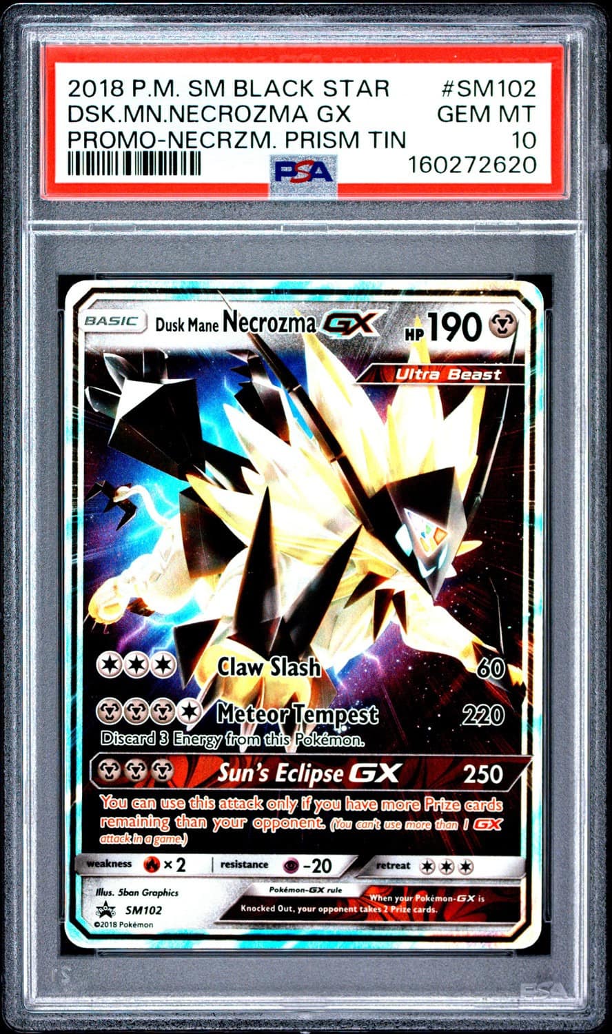 Dusk Mane Necrozma Gx
