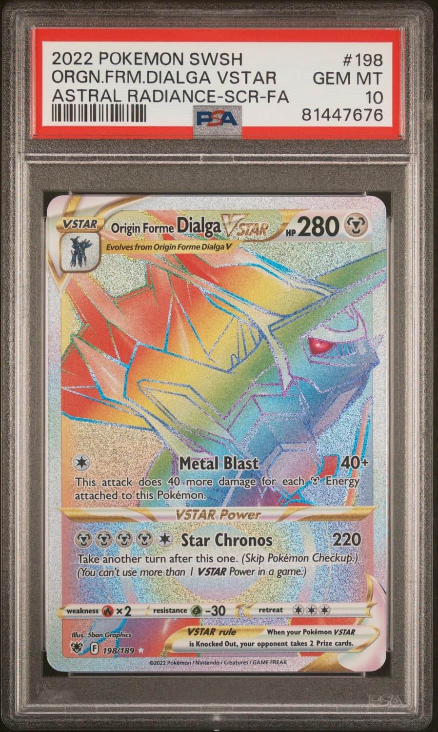 Origin Forme Dialga Vstar