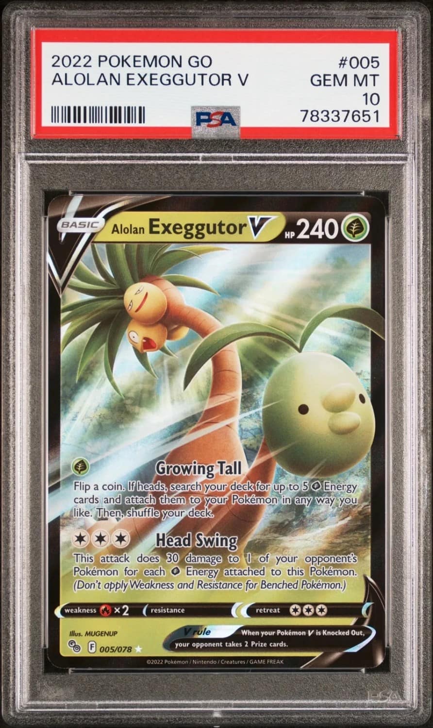 Alolan Exeggutor V