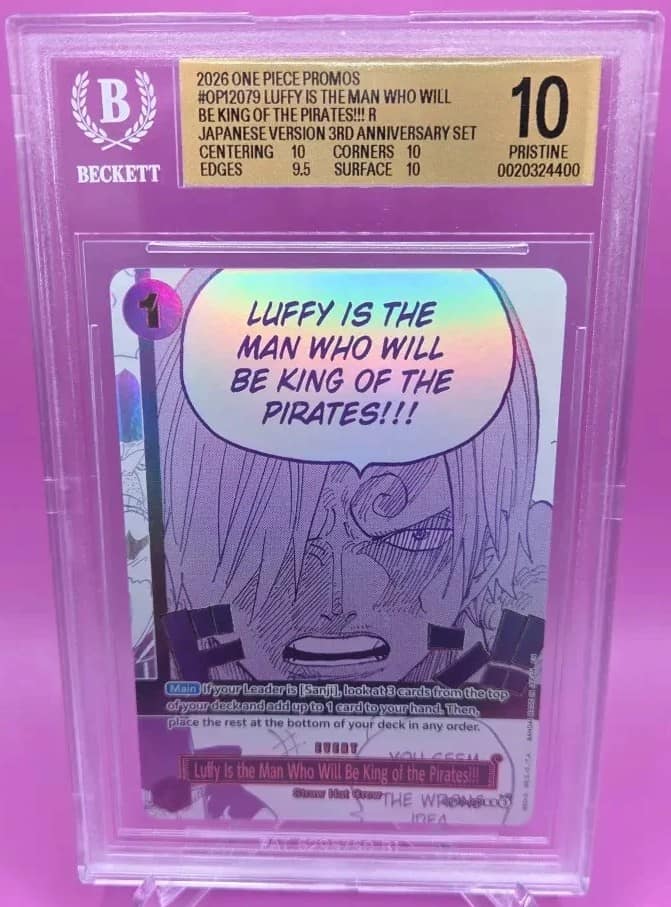 Luffy Is The Man Who Will Be King Of The Pirates!!! R/(japanese Version 3rd Anniversary Set)