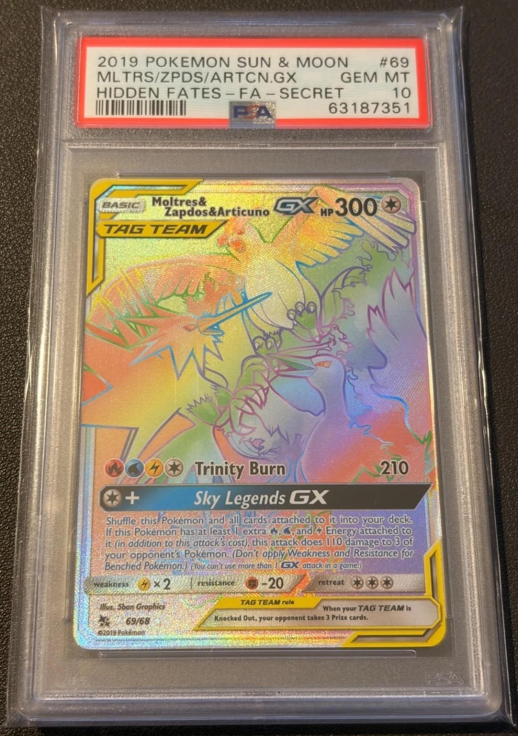 Moltres & Zapdos & Articuno Gx