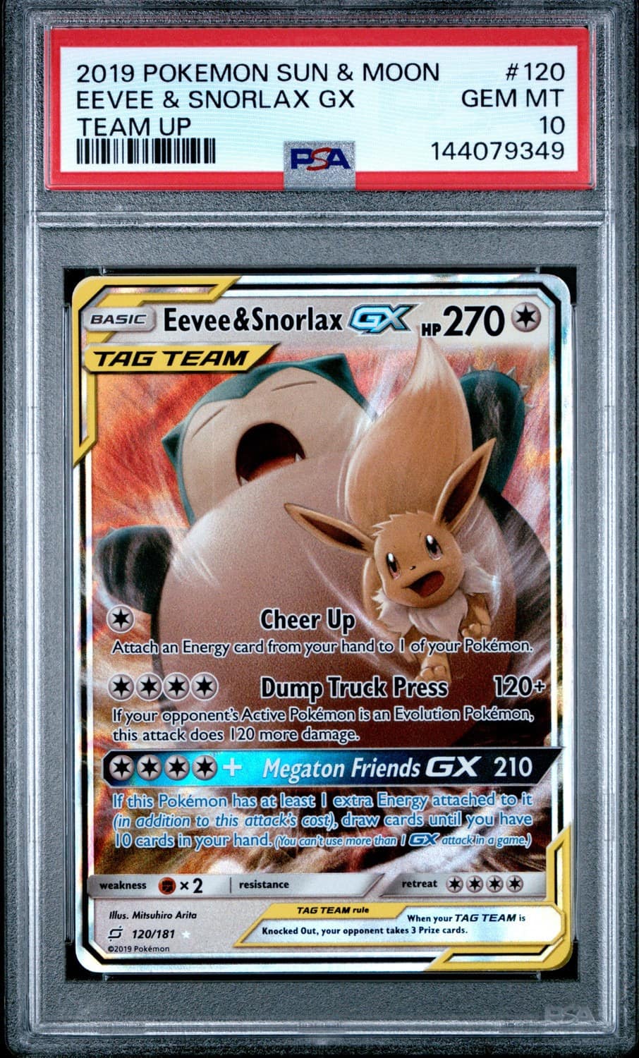 Eevee & Snorlax Gx