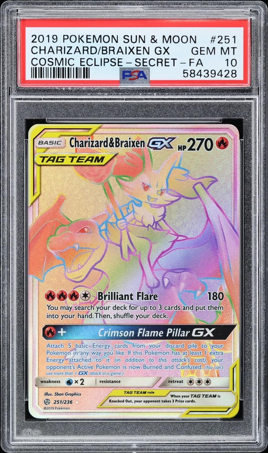 Charizard/braixen Gx