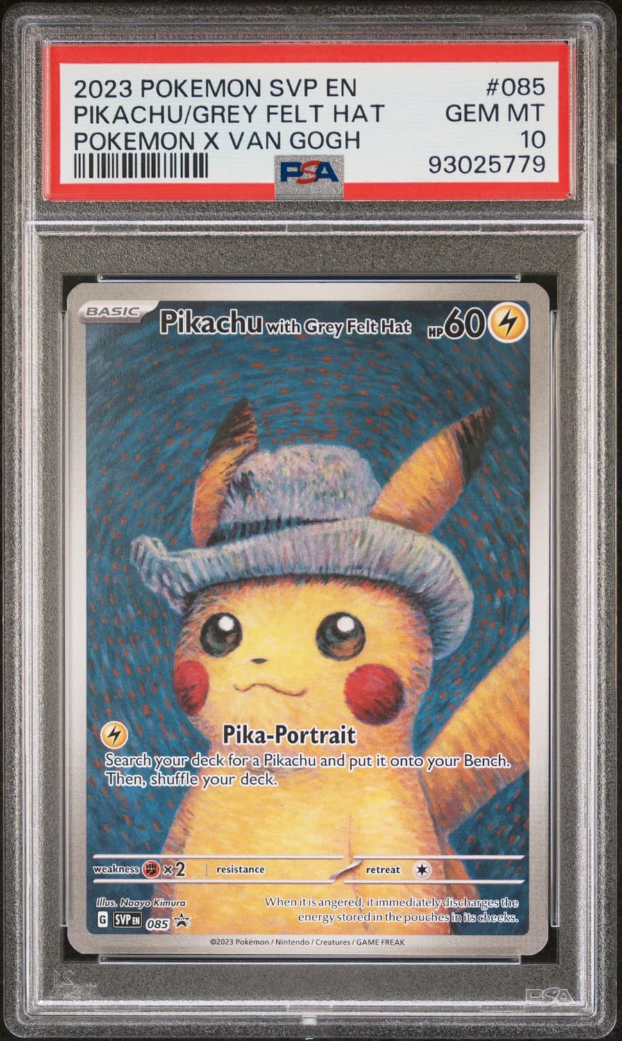Pikachu/grey Felt Hat