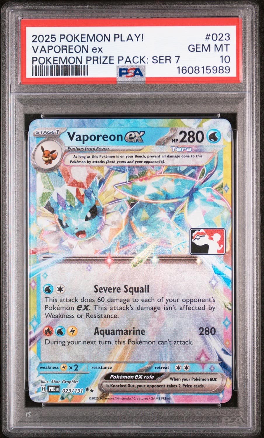 Vaporeon Ex